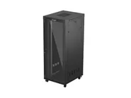 RACK CABINET 19" FREE-STANDING 42U/800X1000 (FLAT PACK) WITH GLASS DOOR LCD BLACK V2