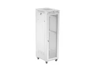 RACK CABINET 19" FREE-STANDING 42U/600X800 (FLAT PACK) WITH MESH DOOR LCD GREY