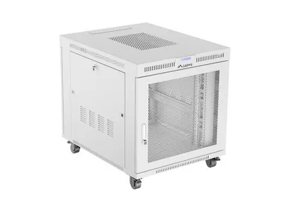 RACK CABINET 19" FREE-STANDING 15U/800X1000 (FLAT PACK) WITH MESH DOOR LCD GREY