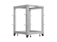 OPEN RACK 19" 15U 600X600-1100 ADJUSTABLE GREY