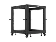 OPEN RACK 19" 12U 600X600-1100 ADJUSTABLE BLACK