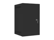 RACK CABINET 10" WALL-MOUNT 9U/280X310 FOR SELF-ASSEMBLY WITH METAL DOOR BLACK (FLAT PACK)