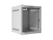 RACK CABINET 10" WALL-MOUNT 6U/280X310 (FLAT PACK) WITH GLASS DOOR GREY