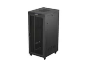 RACK CABINET 19" FREE-STANDING 37U/800X1000 (FLAT PACK) WITH MESH DOOR LCD BLACK V2