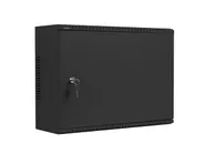 RACK CABINET 19" WALL-MOUNT 4U+3U/540X200 LOW-PROFILE BLACK (ASSEMBLED)