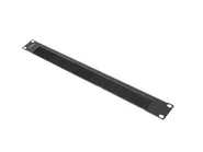 19" BRUSH PANEL 1U BLACK AK-1103-B