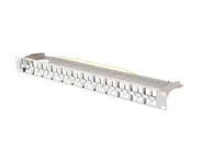 PATCH PANEL BLANK 48 PORT 1U 19" FTP FOR KEYSTONE MODULES GREY