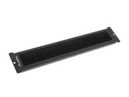 19 "FREE-STANDING (FF01 WITH LCD PANEL) CABLE ENTRY BRUSH PANEL BLACK AK-1106-B