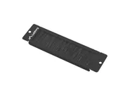 10" CABLE ENTRY BRUSH PANEL BLACK AK-1104-B