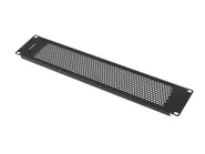 19" BLANKING PANEL 2U MESH BLACK