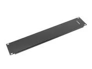 19" BLANKING PANEL 2U BLACK