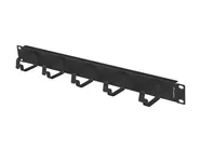 19" CABLE MANAGEMENT 5 RINGS TYPE B 1U BLACK