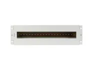 19" 3U VOLTAGE DISTRIBUTION PANEL WITH DIN RAIL TS-35 GRAY