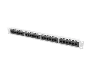 PATCH PANEL 24 PORT 1U 19" CAT.5E UTP GREY