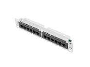 PATCH PANEL 12PORT 1U 10" CAT.6 UTP GREY