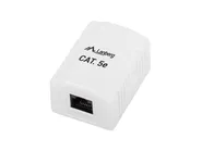 SURFACE-MOUNT BOX CAT.5E UTP UNSHIELDED 1X RJ45 WHITE