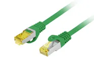 PATCHCORD CAT.6A S/FTP LSZH CU 1.5M GREEN FLUKE PASSED
