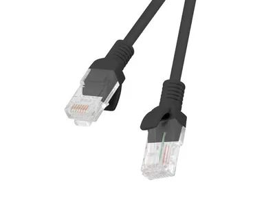 PATCHCORD CAT.5E UTP 2M BLACK FLUKE PASSED 10-PACK