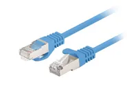 PATCHCORD CAT.6 FTP 0.25M BLUE FLUKE PASSED