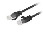 PATCHCORD CAT.5E UTP 7.5M BLACK FLUKE PASSED