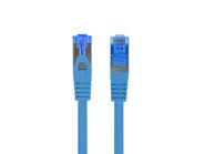 PATCHCORD CAT.6A S/FTP LSZH CCA 10M BLUE FLUKE PASSED