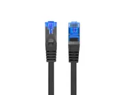 PATCHCORD CAT.6A S/FTP LSZH CCA 10M BLACK FLUKE PASSED