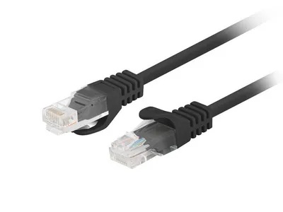 PATCHCORD CAT.6 UTP 1.5M BLACK FLUKE PASSED 10-PACK