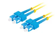 FIBER OPTIC PATCHCORD SM SC/UPC-SC/UPC DUPLEX 5M LSZH G657A1 3.0MM YELLOW