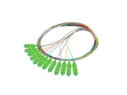 PIGTAIL FIBER OPTIC SM SC/APC SEMI TIGHT 9/125 G657A1 12X2M MULTICOLOUR