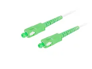 FIBER OPTIC PATCHCORD SM SC/APC-SC/APC SIMPLEX 35M LSZH G657B3 3.0MM WHITE