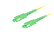 FIBER OPTIC PATCHCORD SM SC/APC-SC/APC SIMPLEX 2M LSZH G657A1 3.0MM YELLOW