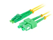 FIBER OPTIC PATCHCORD SM SC/APC-LC/APC DUPLEX 1M LSZH G657A1 3.0MM YELLOW