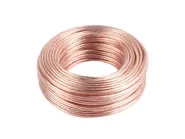SPEAKER CABLE 2X1.5MM2 25M TRANSPARENT