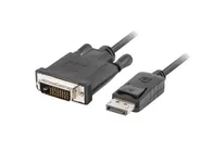 DISPLAYPORT(M) V1.2->DVI-D(M)(24+1) CABLE 1.8M BLACK DUAL LINK
