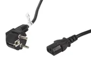 CEE 7/7->IEC 320 C13 POWER CORD 5M VDE BLACK