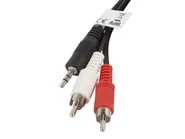 MINIJACK 3.5MM(M) 3 PIN->2X RCA (CHINCH)(M) CABLE 2M