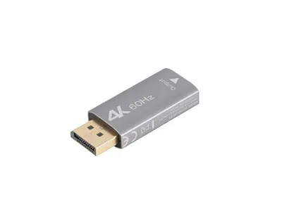 DISPLAYPORT(M)->HDMI(F) ADAPTER 4K SILVER