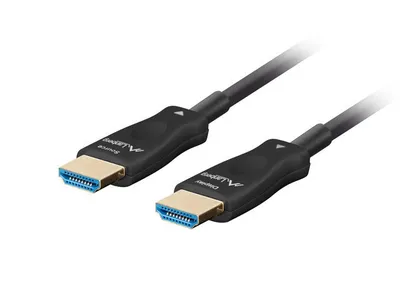 HDMI M/M V2.1 CABLE 80M OPTICAL BLACK AOC