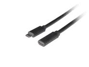 USB-C M/F 3.1 CABLE 0.5M BLACK