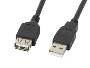 USB-A M/F 2.0 CABLE 3M BLACK