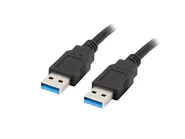 USB-A M/M 3.0 CABLE 0.5M BLACK