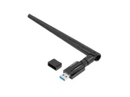 USB ADAPTER WIRELESS NETWORK CARD NC-1200-WIE AC1200 DUAL BAND 1X INTERNAL + 1X EXTERNAL ANT