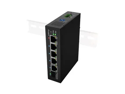 SWITCH ILFE-4P-1GE-1S-90 POE 1XBT 3XAT SFP/ETH DIN UNMANAGMENT FAST ETHERNET