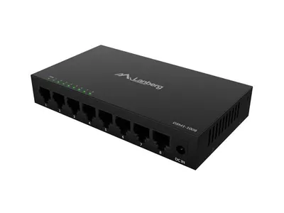 SWITCH DSM1-1008 8X 1GB/S UNMANAGED GIGABIT ETHERNET DESKTOP 12V METAL CASE