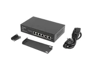 SWITCH 4X 100MB POE+/2X 100MB UNMANAGED RACK 10"/19" FAST ETHERNET 60W
