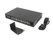 SWITCH 24X 100MB POE+/2X COMBO RACK 19" GIGABIT ETHERNET 250W