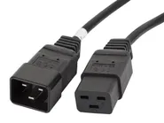 IEC 320 C19->C20 CABLE 1.8M VDE BLACK