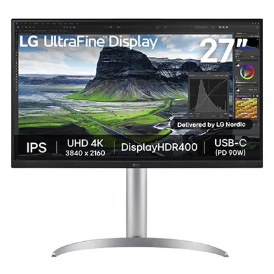 27" UHD 4K IPS-skärm | kontrastförhållande på 2000:1