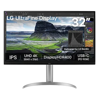 32" UHD 4K IPS-skärm | kontrastförhållande på 2000:1