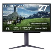 27" UltraGear™ QHD Nano IPS-spelskärm | 180 Hz uppdateringsfrekvens | DisplayHDR 400